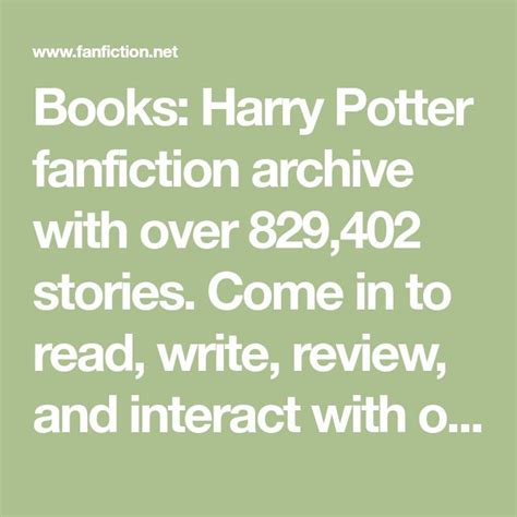 harry potter fanfiction archive.